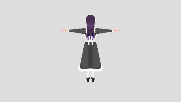 Komi-san anime girl 3D Model