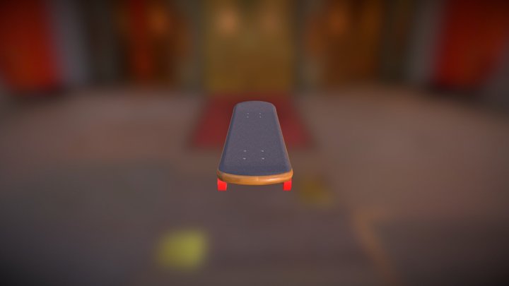 World Skills Skateboard 2018 3D Model