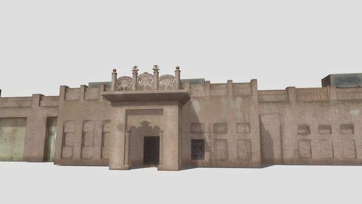 Dubai Historical House 3D Model