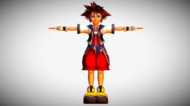Sora (High-Poly) – Modello 3D gratuito STL