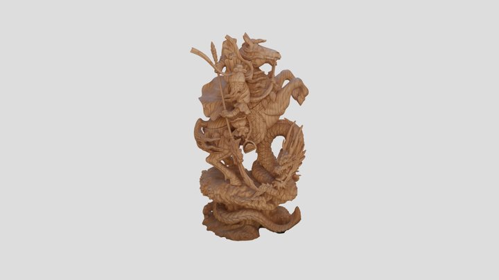 Guan Wu 3D Model