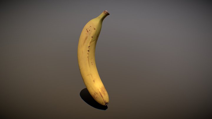 3D Banana - 01 3D Model