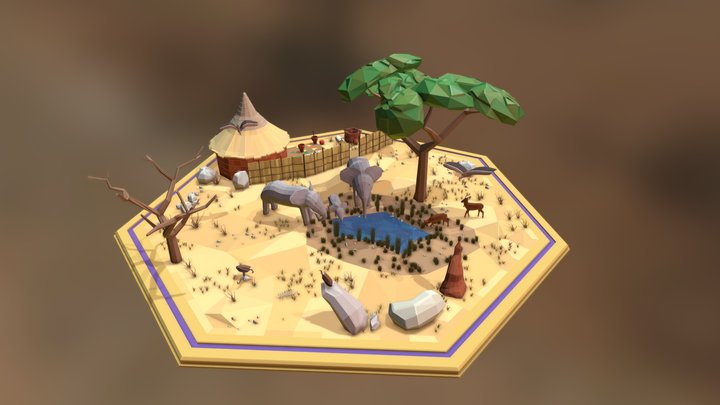 Savanna 3D models - Sketchfab