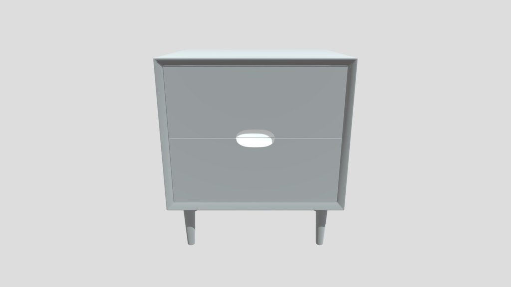 Pinewood Bedside Table