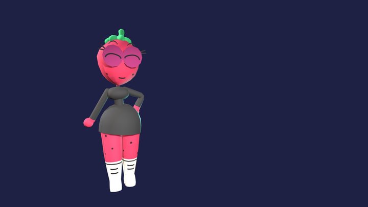 Drupe 2 3D Model