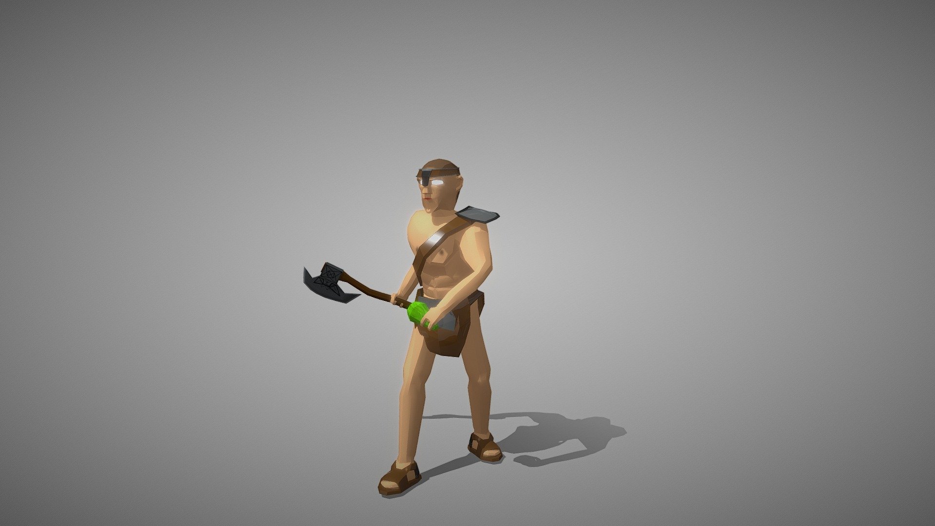 Barbarian (Low Poly)