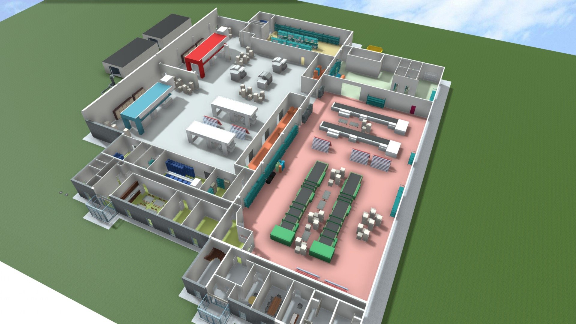 Euroflex Factory Floor Model - 3D model by Virtual Teic (@dyb) [fb1efea ...