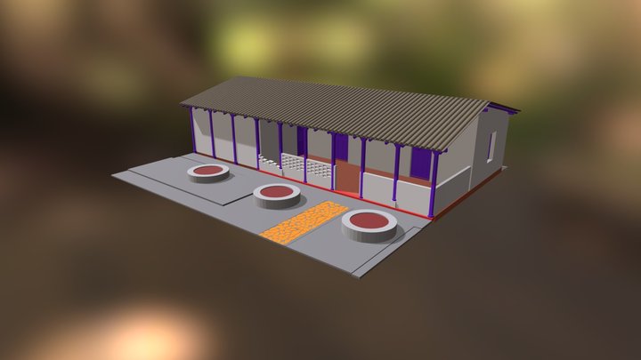 Estación Aguaclara 3D Model