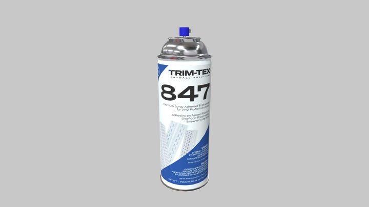 847™ Spray Adhesive 3D Model