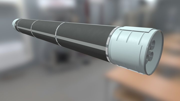 Russian missile Sarmat 3D Model