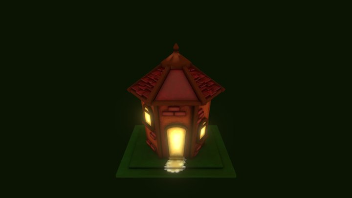 Stylized House 3D Model