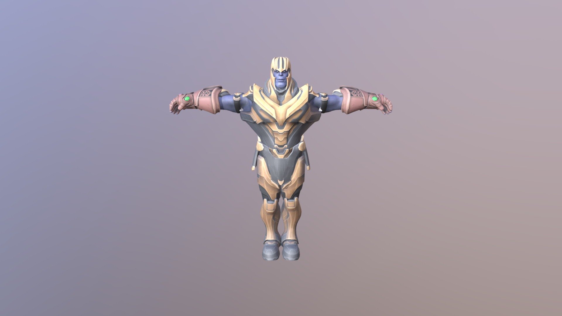 Full Body Thanos T Pose