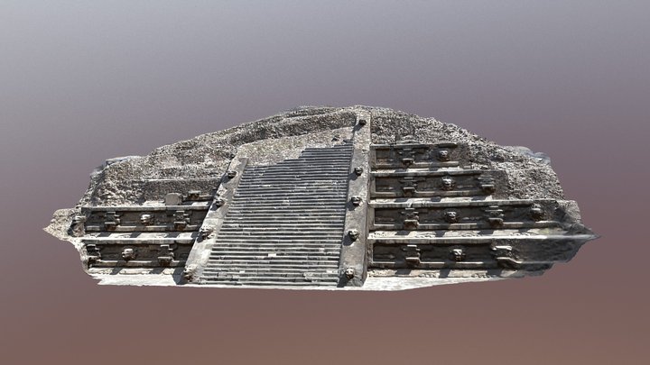 Teotihuacan Mexico 3D Model