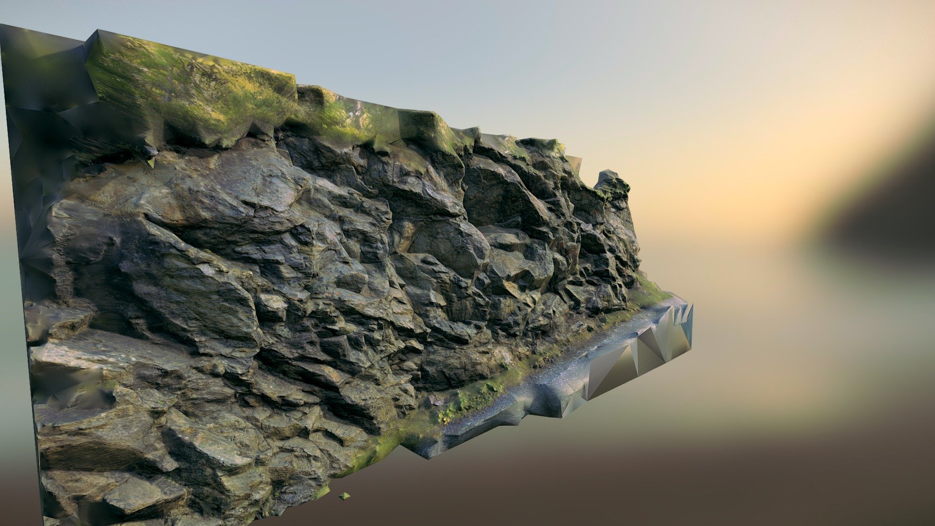 Alpine Cliff Photogrammetry Zermatt - 3D model by space928 [fb26511 ...