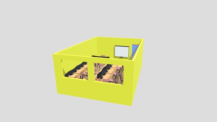 Компьютерный класс 3D Model
