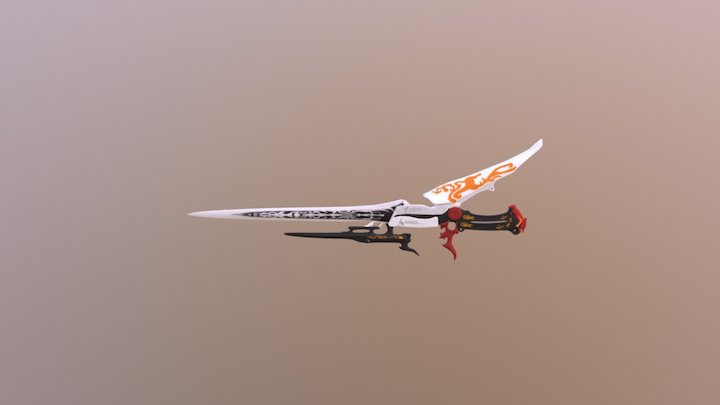 Swords and guns 3D Model