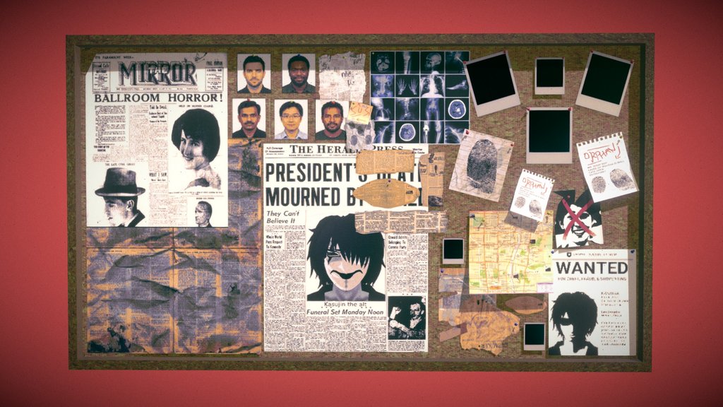 PSX - Cork/Evidence Board