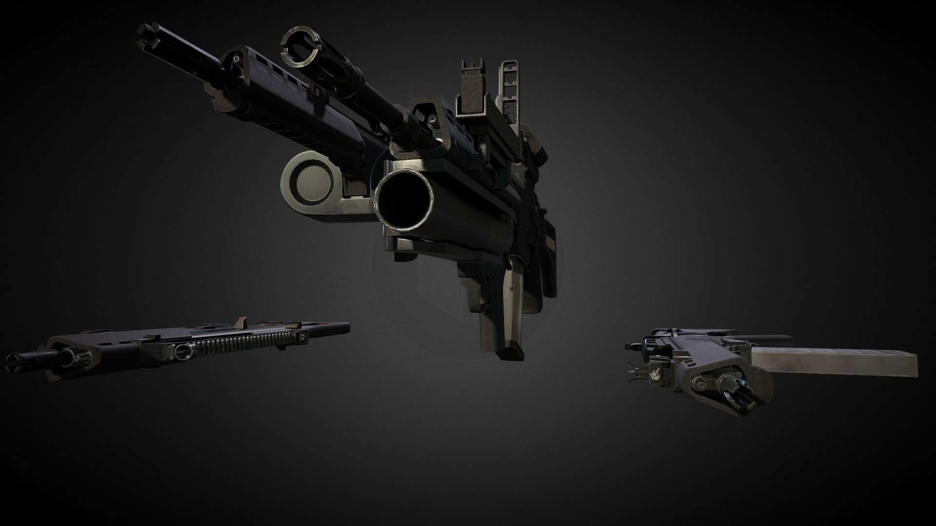 H&K G36 Rifle Family - 3D model by toadie2k [fb27dd9] - Sketchfab