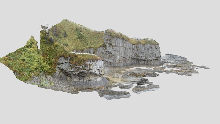 Мыс Столбчатый, остров Кунашир – Modello 3D gratuito STL