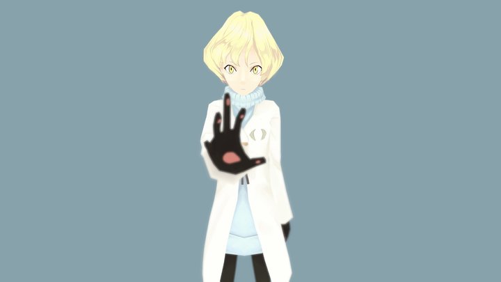 Occultic;Nine Kizaki Asuna 3D Model
