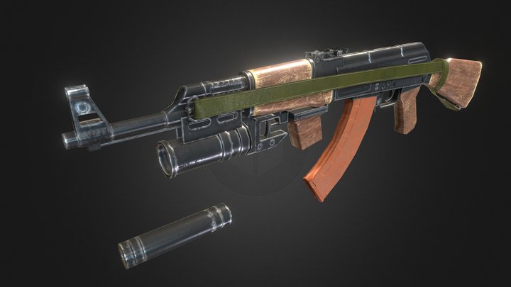 AK47 3D Model