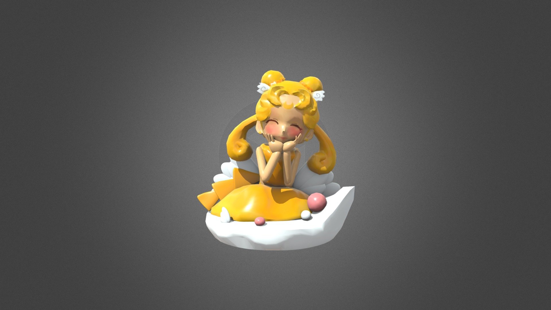 Sailor Moon - Download Free 3D model by jean930411 [fb2b018] - Sketchfab