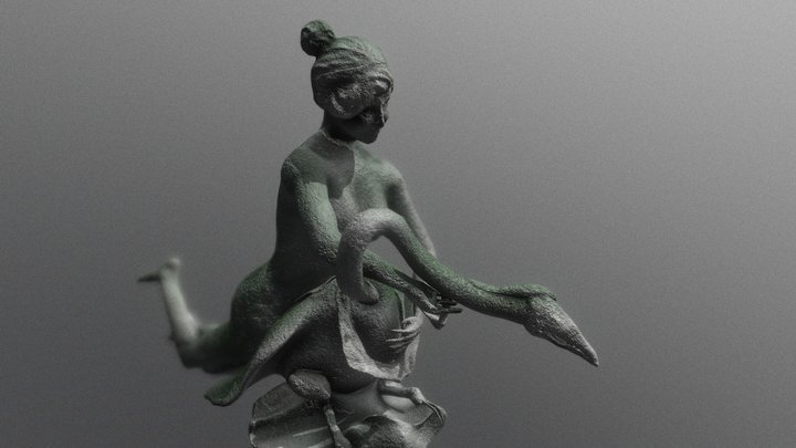 Swan statue 3D Model