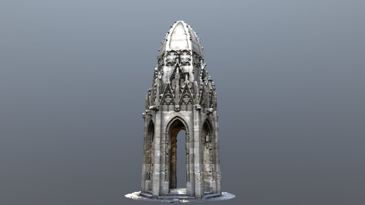 Veža františkánskeho kostola (Sad Janka Kráľa) 3D Model