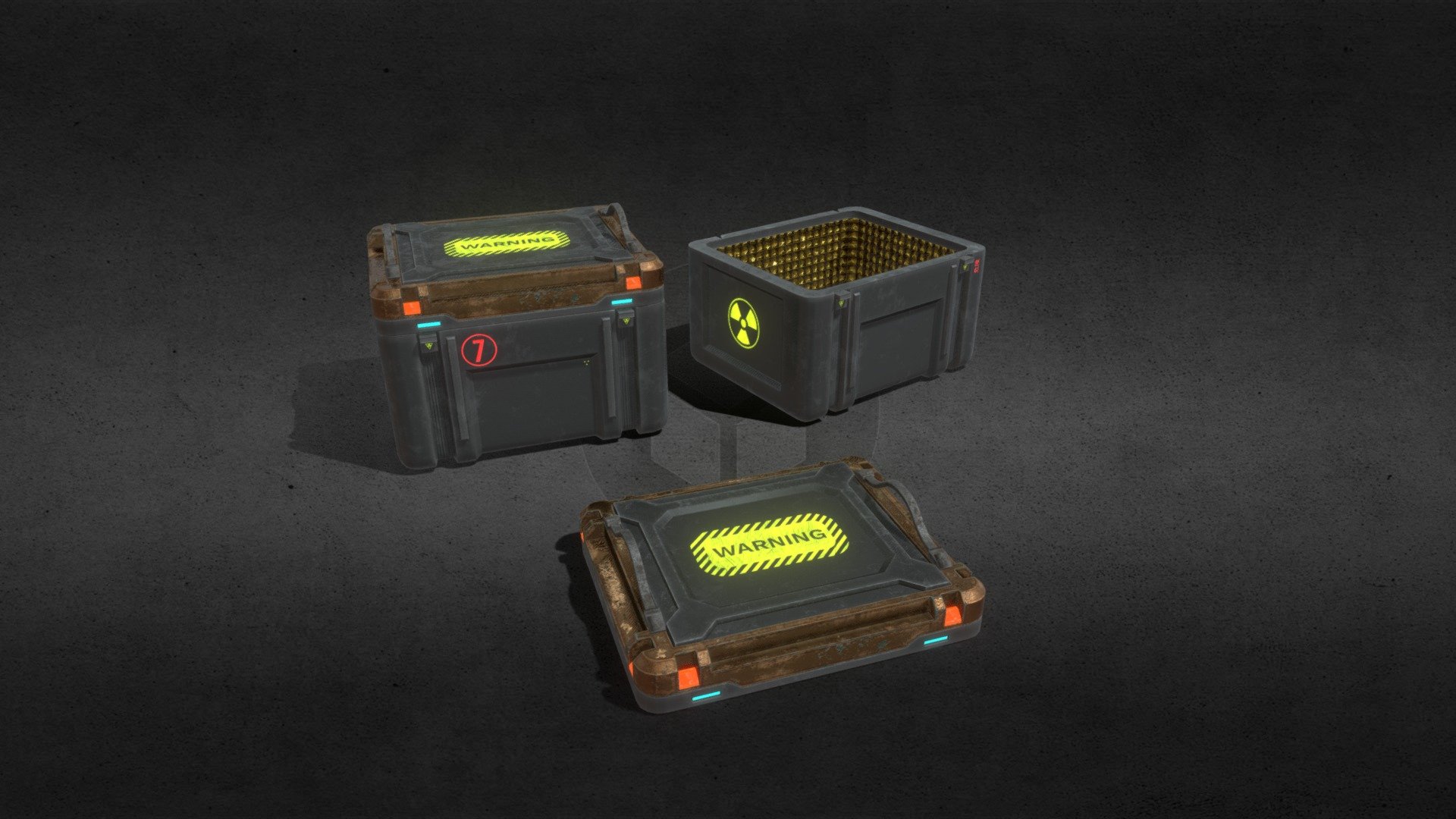 SciFi Crate - 3D model by Toss90 [fb2ddc4] - Sketchfab