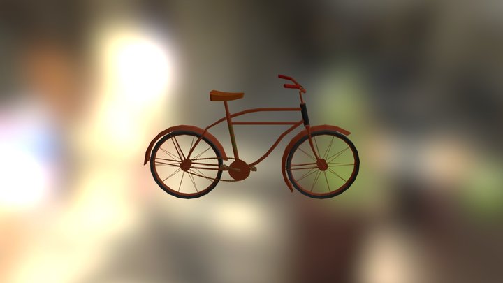 Old Rusty Bike 3D Model