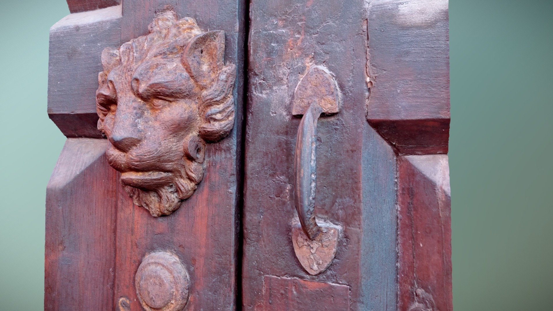 Tenerife - Lion Door Handle — Sketchfab embed 3D viewer