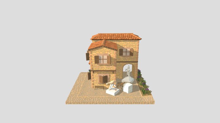 DAE Villages: the Sculptor's House [Reupload] 3D Model