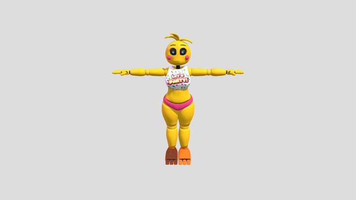 Love Taste Toy Chica 3D Model