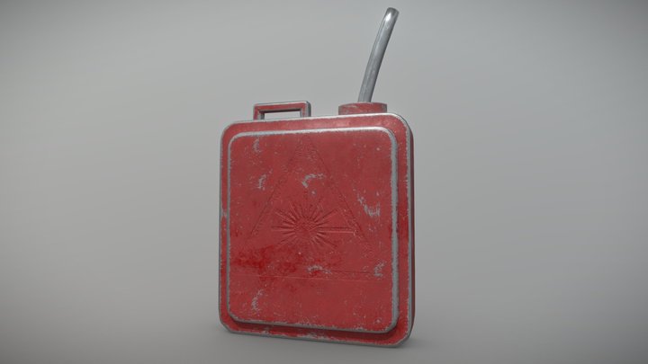 Gas_Can_PUBG_STYLE 3D Model