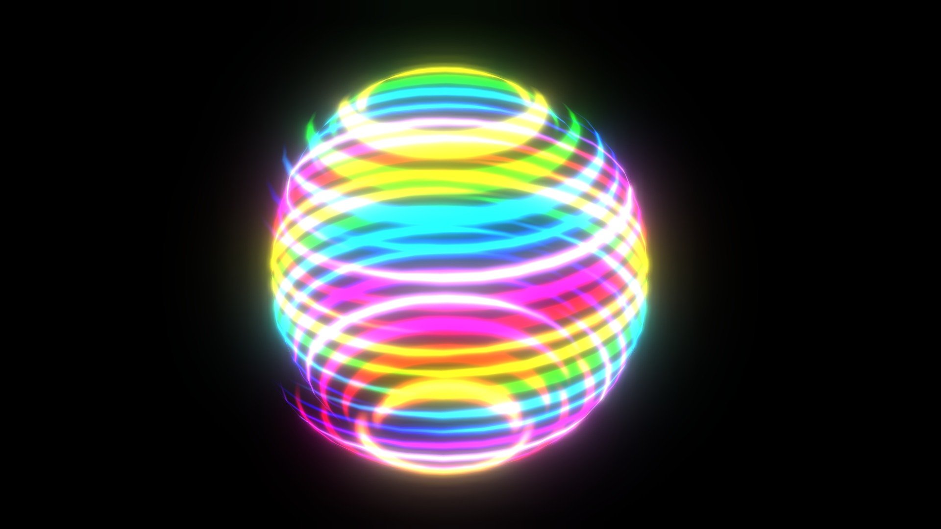 Effect, colorful, neon, rotating animation - Buy Royalty Free 3D model ...