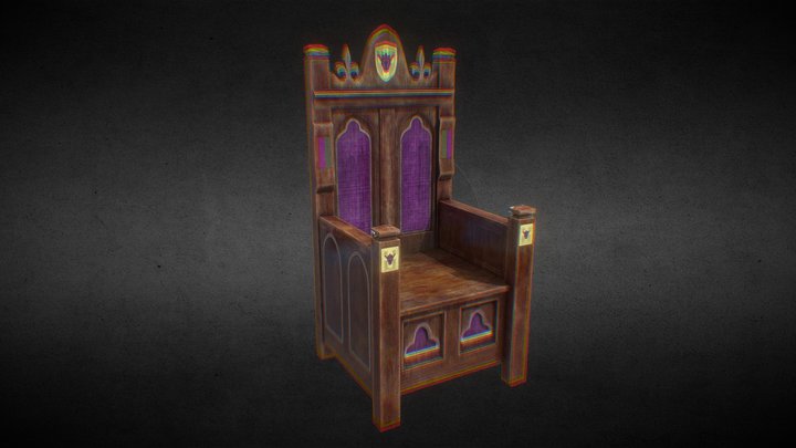 Queen Bouncelia's Throne – Kostenloses 3D-Modell STL