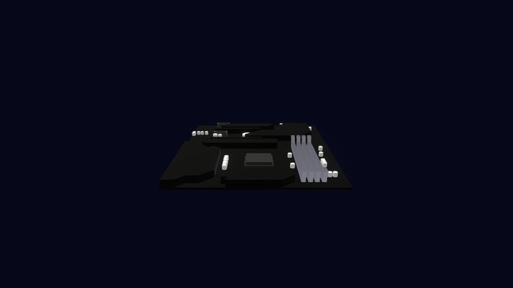 Motherboard 3D Model