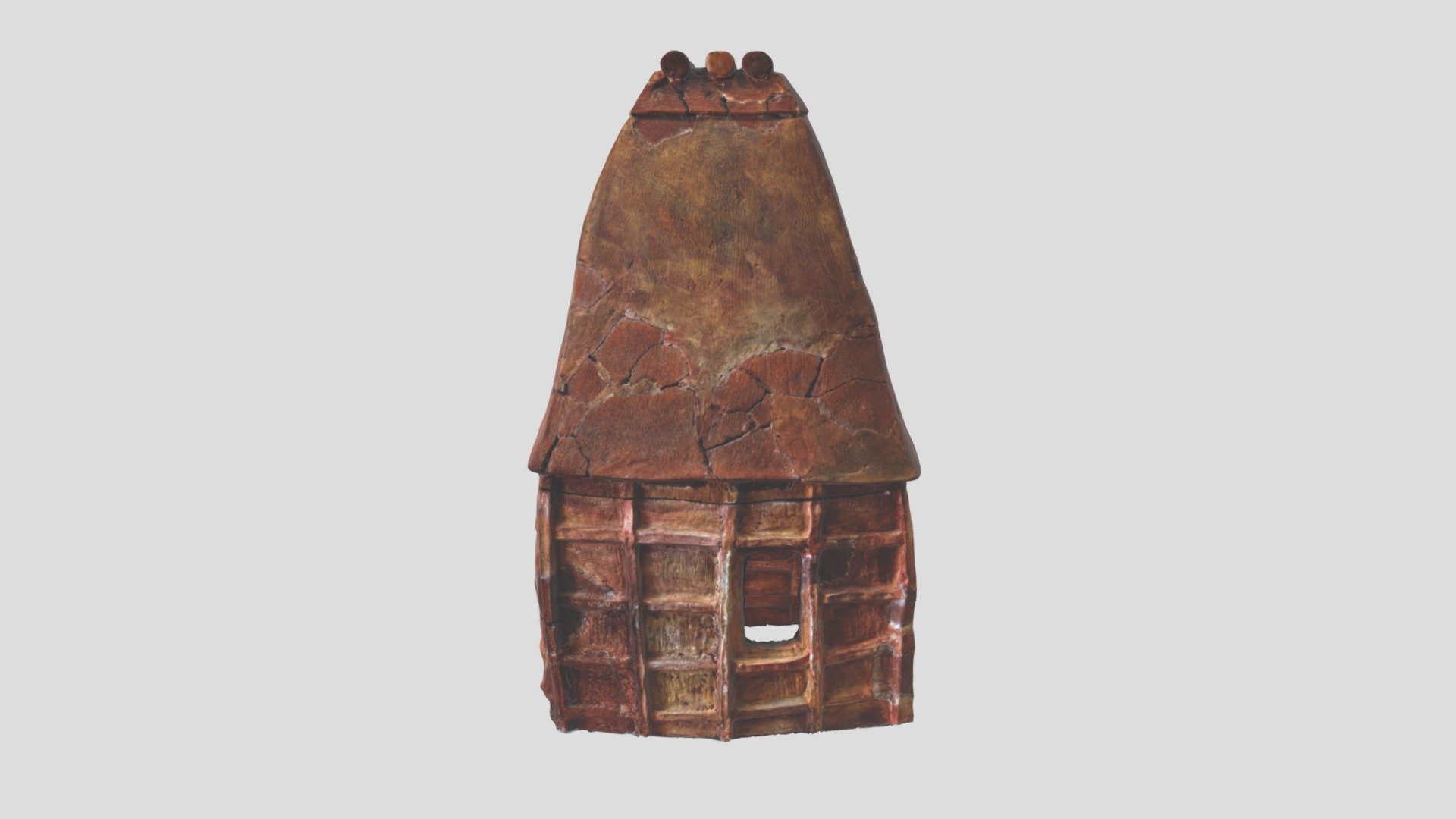 家形埴輪（瓦塚古墳出土）　House-shaped haniwa — Sketchfab embed 3D viewer