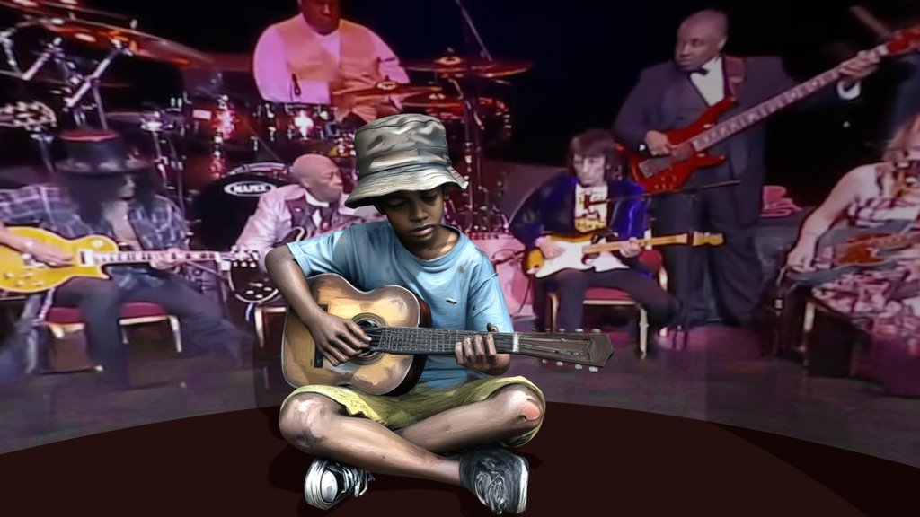The young Guitarist
