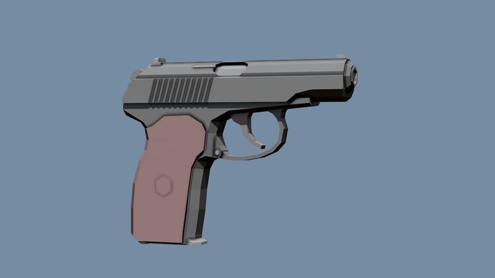Low-Poly Makarov