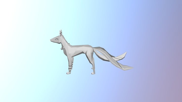Ghost Kitsune (uni Work) 3D Model