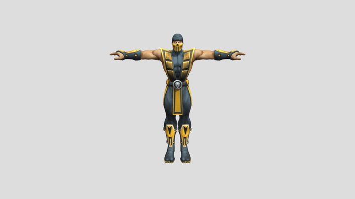 Scorpion (Mortal Kombat: Armageddon) 3D Model