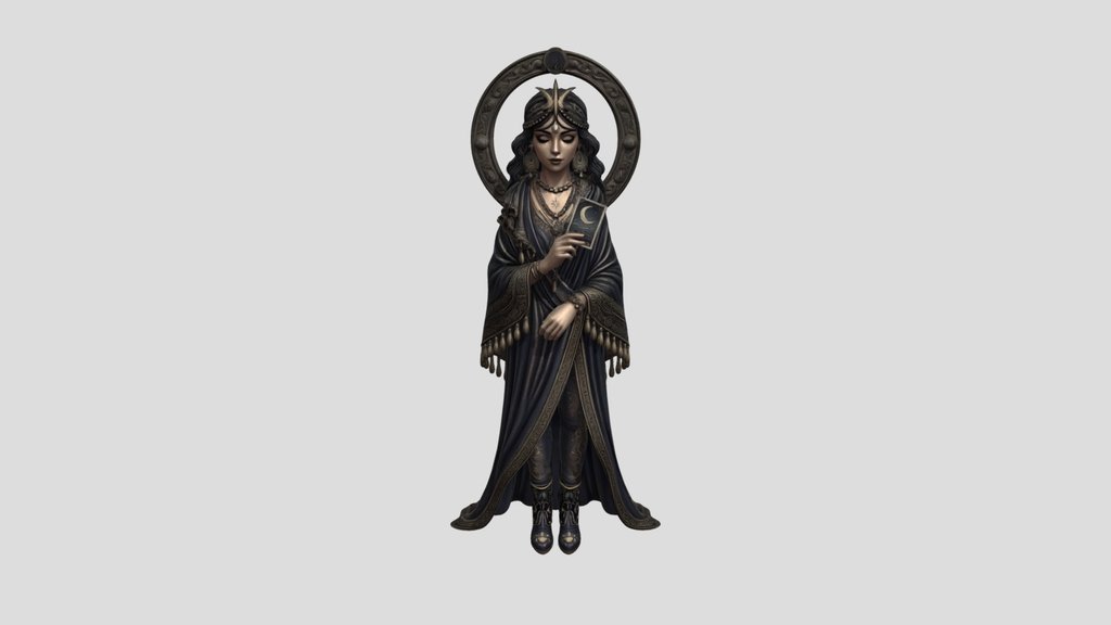 Moonlit Tarot Priestess