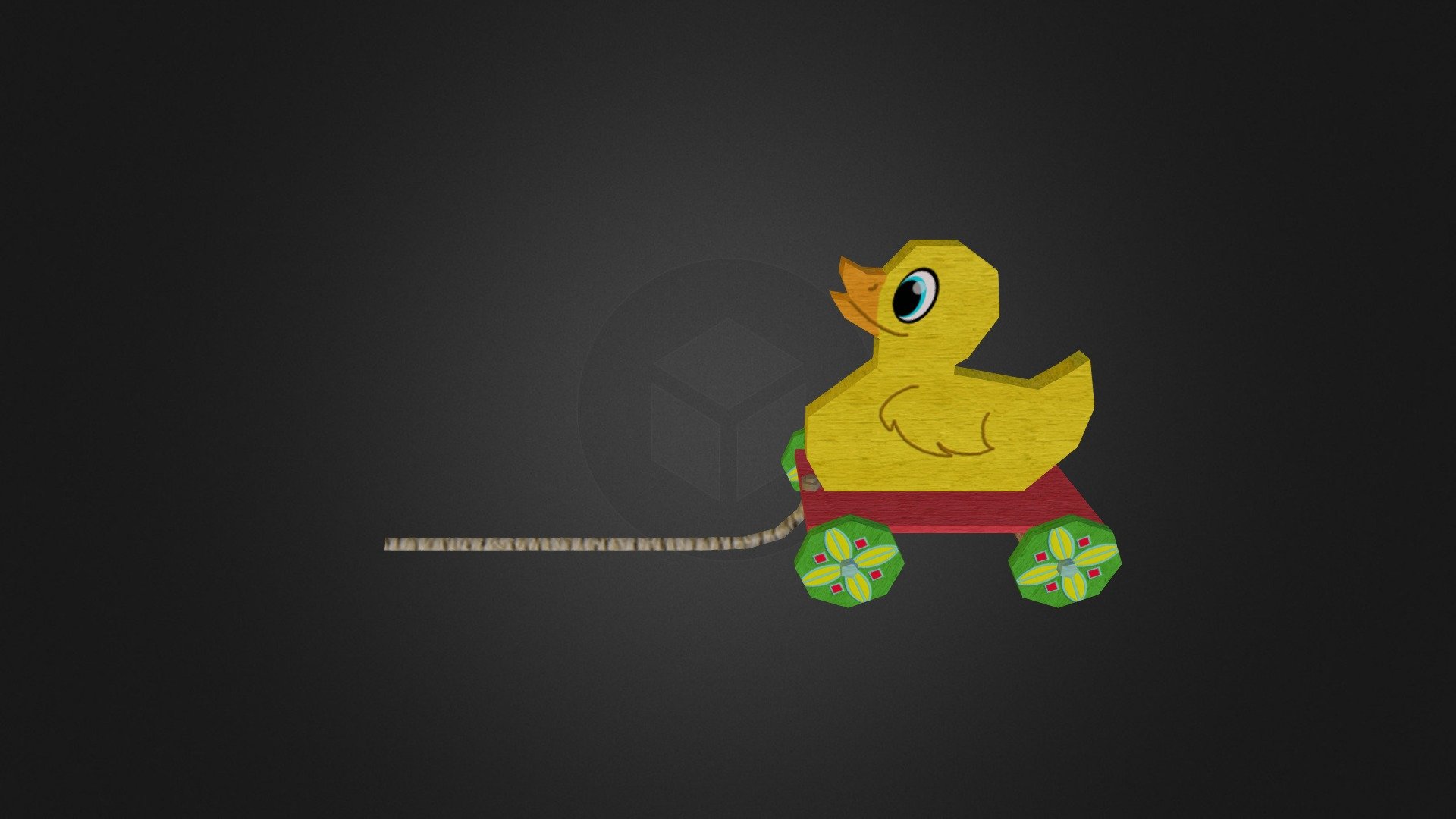 Wooden Duck Pull Toy