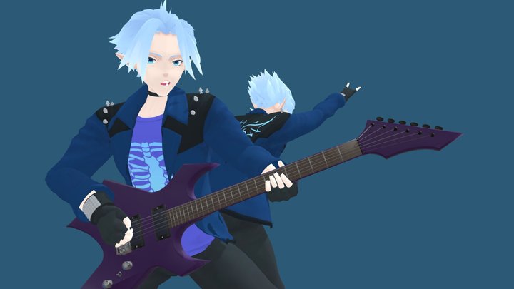 Vtuber Commission - SabreCharlie 3D Model