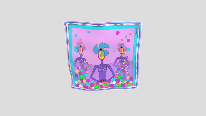 Scarf_shary 3D Model