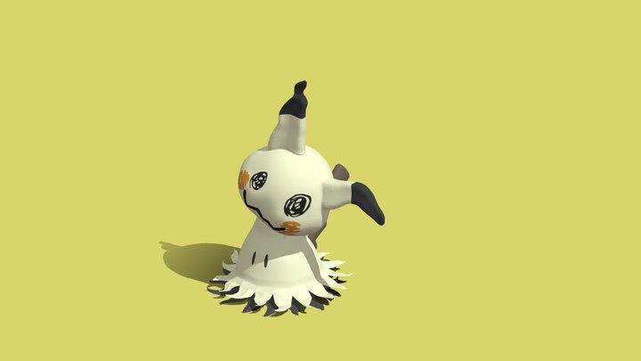 Mimikyu Pokemon Fanart - Free Download uwu 3D Model