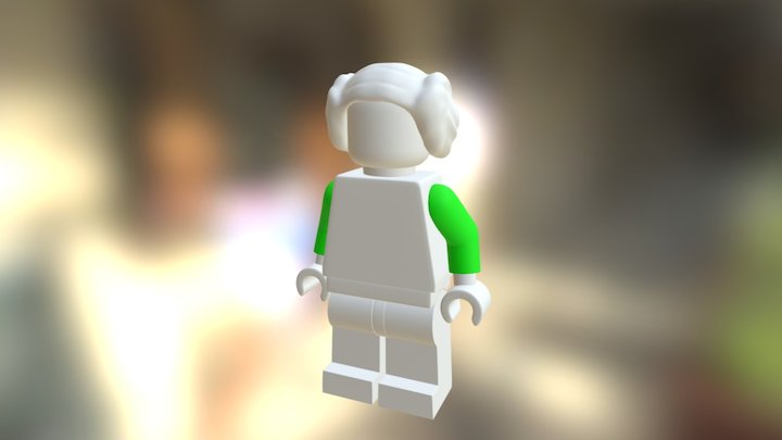 Leia Lego 3D Model