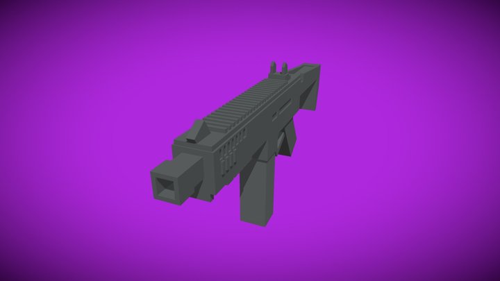 UMP - Blockbench 3D Model