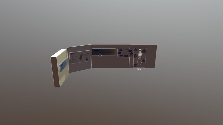 xhibition board 3D Model